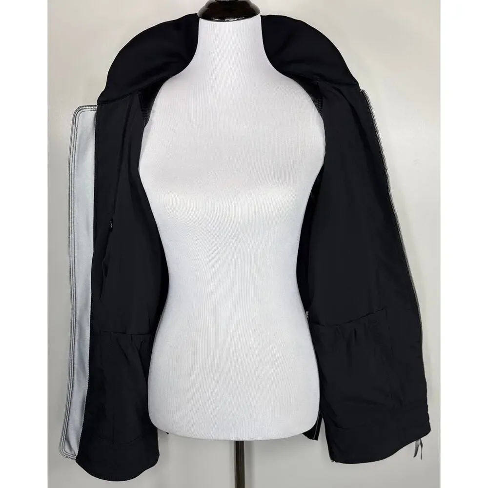Lululemon Pleat Perfection Jacket Heathered Black, Women's Size Small